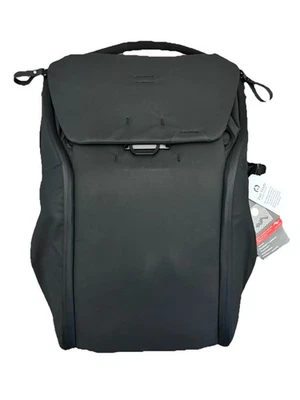 Peak Design BEDB-30-BK-2 Everyday 30L Backpack - Black - NEW w Tags + Rain Fly - Image 1 of 4