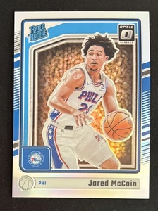 2024-25 Donruss Optic Jared McCain Rated Rookie Silver Holo Prizm Philadelphia - Picture 1 of 2