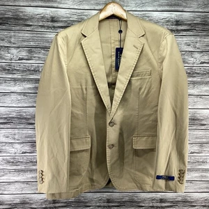 Polo Ralph Lauren Blazer Herren Large Beige Sport Mantel Baumwolle Business Freizeit - Bild 1 von 17