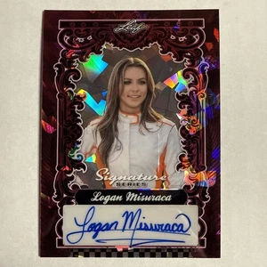 Leaf Signature Logan Misuraca 2025 Stock Car Racing Auto 1/1 S2 - Imagen 1 de 3