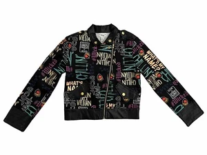 D-signed By Disney Villains Girls Moto Jacket Size XS 6 - Picture 1 of 18