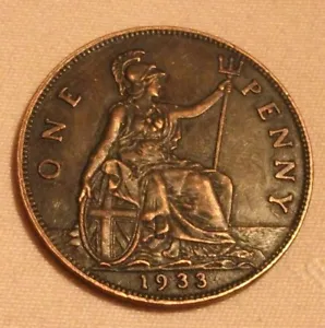 1933 Penny. Retro gap filler. THE RAREST DATE. Exact same size and weight. - Picture 1 of 6