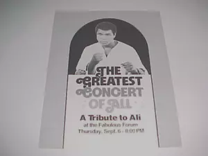 Muhammad Ali The Greatest Concert All Tribute Jerry H. Buss Program 1979 Vintage - Picture 1 of 3