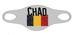 Tschad Patriot Flagge Schutzmasken wiederverwendbar waschbar atmungsaktiv - Bild 1 von 1