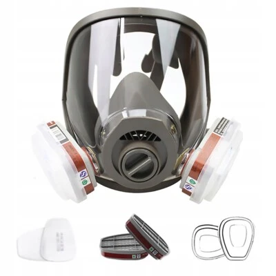 ZREE Vollmaske Atemschutzmaske Maske Atemschutz Gasmaske Lackiermaske Staubmaske