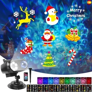 Proyector Navidad Exterior, Proyector Luces Navidad Exterior de 12 - Imagen 1 de 9