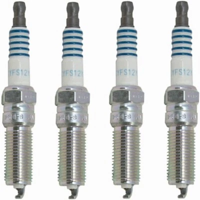 4 Pcs motorcraft Spark Plug 2012-22 Ford Mustang Escape Bronco SP537 SP550X - Image 1 of 4