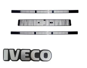 KIT GRIGLIE FRONTALE IVECO DAILY DA 1990 AL 2000 KIT DI 3 PEZZI+SCRITTA IVECO - Imagen 1 de 4