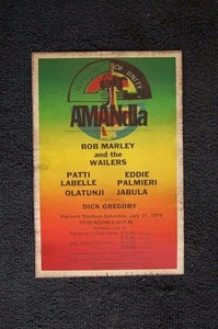 Poster Bob Marley Tour 1979 Harvard Palmieri - Patti Labelle - Foto 1 di 1