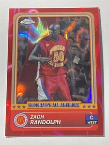 Zach Randolph 2024 Topps Cromo McDonald's AA #49 Red Lava 23/125 (BK5) - Imagen 1 de 2