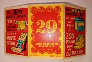 1960'S TOPPS NON-SPORTS CARDS *SET BREAK* FOLDEES #29 OF 55 EX-EXMT RANGE (AS)1 - Bild 1 von 2