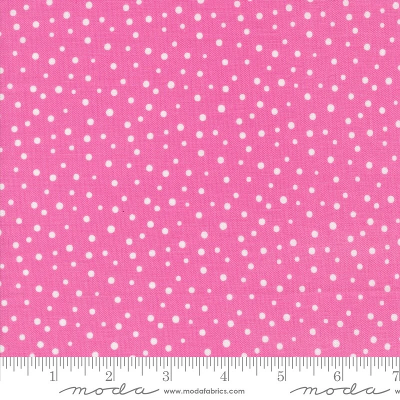 Cali Co Dotty Dots Carnation Pink by Corey Yoder for Moda 1/2 Yard - Image 1 of 1