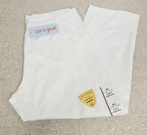 Cat & Jack Girls White Size XL 14-16 Pull-On Capri Legging with Durable Knees - Picture 1 of 7