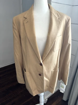Blazer Lauren Ralph Lauren Mujer 16 Clásico Camel Minimalista Vintage Preppy Foto 1 de 4