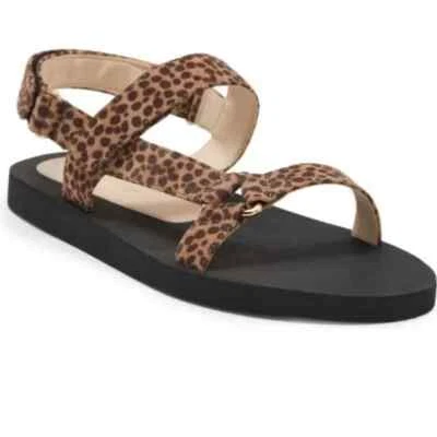 Stuart Weitzman Wmn Brown Cheetah Print Suede Vail Slingback Sandals US 6 EU 36 - Image 1 of 4
