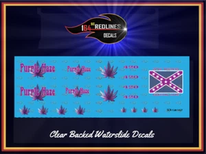 Juego de calcomanías Gasser Chevy "Purple Haze" 1/24 '55 SCR-124-427 - Imagen 1 de 3