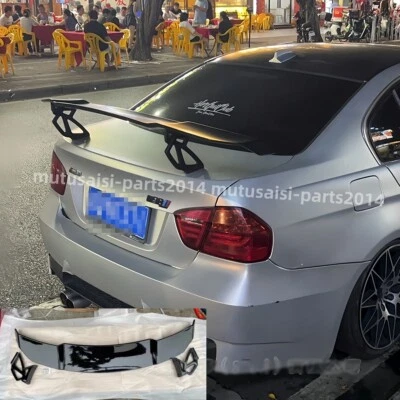UNIVERSAL FITS 2005-2011 BMW 3 SERIES M3 E90 SEDAN TRUNK WING GT STYLE SPOILER - Image 1 of 4