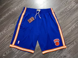 Mitchell & Ness 1991-1992 New York Knicks Royal Swingman Shorts XL-Tall NEW - Picture 1 of 8