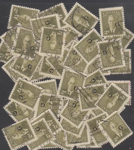 CANADÁ - 1951/52 - USADO - SC # O28 X 50 - SOBREIMPRESIÓN GEO.VI G - ARTESANÍA...ETC. - Imagen 1 de 1