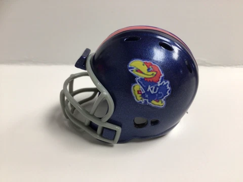 KANSAS JAYHAWKS CUSTOM POCKET PRO HELMET THROWBACK NCAA FOOTBALL Cover