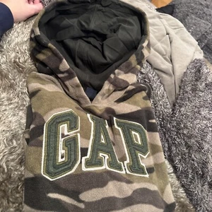 Youth Kids Boys Gap Fleece Hoodie Sweatshirt Xxl 14-16 Camo - Picture 1 of 6