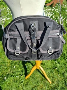 Original GGL Crossbag U're The Queen Bee schwarz Y2K 2012 Umhängetasche grau - Bild 1 von 13