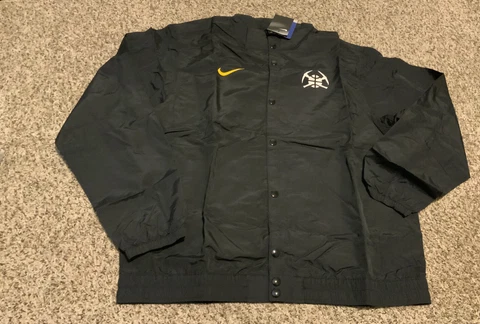 Denver Nuggets  NBA Nike DNA Bomber Jacket Mens Size: 2XL Loose Fit NWT Cover