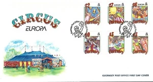 2002 Guernsey Europa. The Circus First Day Cover - Picture 1 of 1