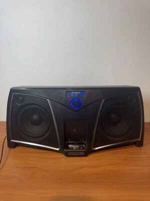 KICKER Digital Stereo System For Apple iPod SPEAKER Docking Station IK500 Black - Image 1 of 4
