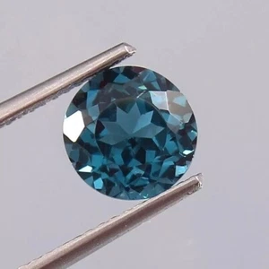 AAA 9.48 Ct Flawless Blue Green Paraíba Tourmaline Round Loose Gemstone Cut - Picture 1 of 4