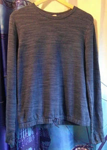 ATHLETA GIRL Modal Crewneck Sweatshirt + Wrap Roll Cardi  Thumb Holes Girl 14/16 - Picture 1 of 10