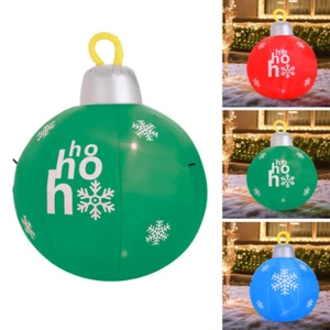 120cm Christmas Inflatable Ball with Lights Air Blown Outdoor Garden Decorations - Picture 1 of 13