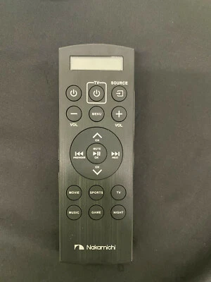Nakamichi Pro 2016 Remote (does not work with DTSX/Dolby Atmos soundbars) - Image 1 of 2