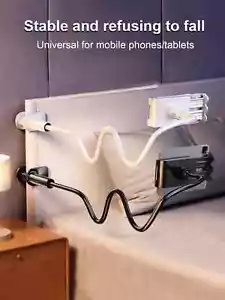 Supporto Tablet Telefono 120cm 360° Rotante Base Spirale per Scrivania Letto - Foto 1 di 7