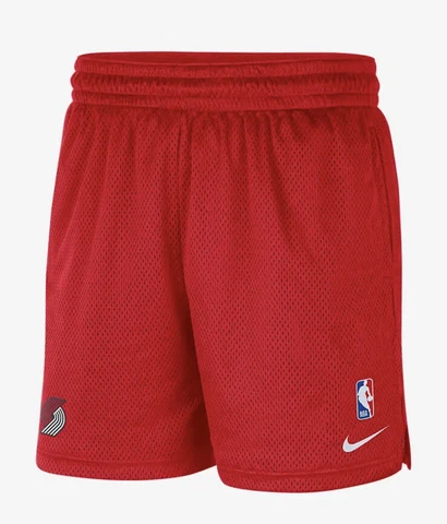 Nike Shorts Mens Large Red NBA Portland Trail Blazers Mesh DN8260-657 Cover