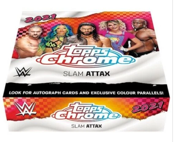 2021 Topps Chrome WWE Slam Attax Base Set - You Pick Complete Your Set - Image 1 of 1