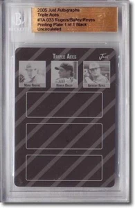 Anthony Reyes * HOMER BAILEY * Mark Rogers * Rookie Printing Press Plate BGS 1/1 - Picture 1 of 1