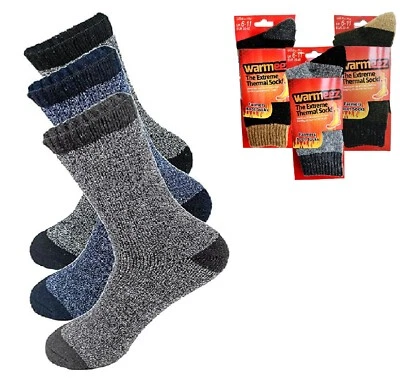 WILSONS DIRECT Men Thermal Socks Extreme Warm Extra Thick Winter Farmer Boot Socks 6-11 UK Size