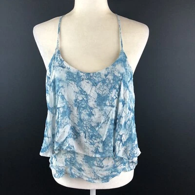 Dainty Hooligan Women's Size Medium Tie Dye Strappy Tier Tank Foto 1 de 4