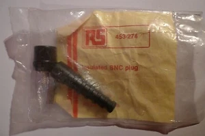 BNC Insulated Plug RG58 AU/CU Cable 50ohm Radio Spares 453-274 - Picture 1 of 12