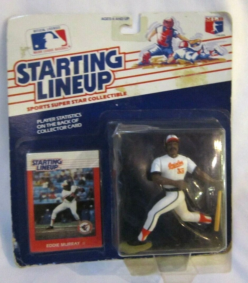 1988 Kenner Starting Lineup Eddie Murray MLB Baseball Figurine Baltimore Orioles