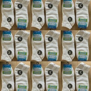 48 PAAR WEISSE SNEAKER-LINERSOCKEN FÜR HERREN BAUMWOLLE GRÖSSE 6-11 GROSSHANDEL RESTPOSTEN - Bild 1 von 1