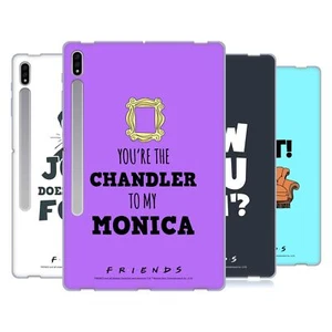 OFFICIAL FRIENDS TV SHOW QUOTES SOFT GEL CASE FOR SAMSUNG TABLETS 1 - Picture 1 of 11