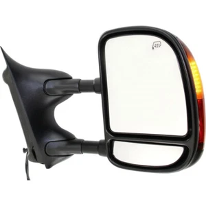 Towing Mirror Textured Black Passenger Side For 99-07 Ford F-350 F-250 F-450 - Picture 1 of 7
