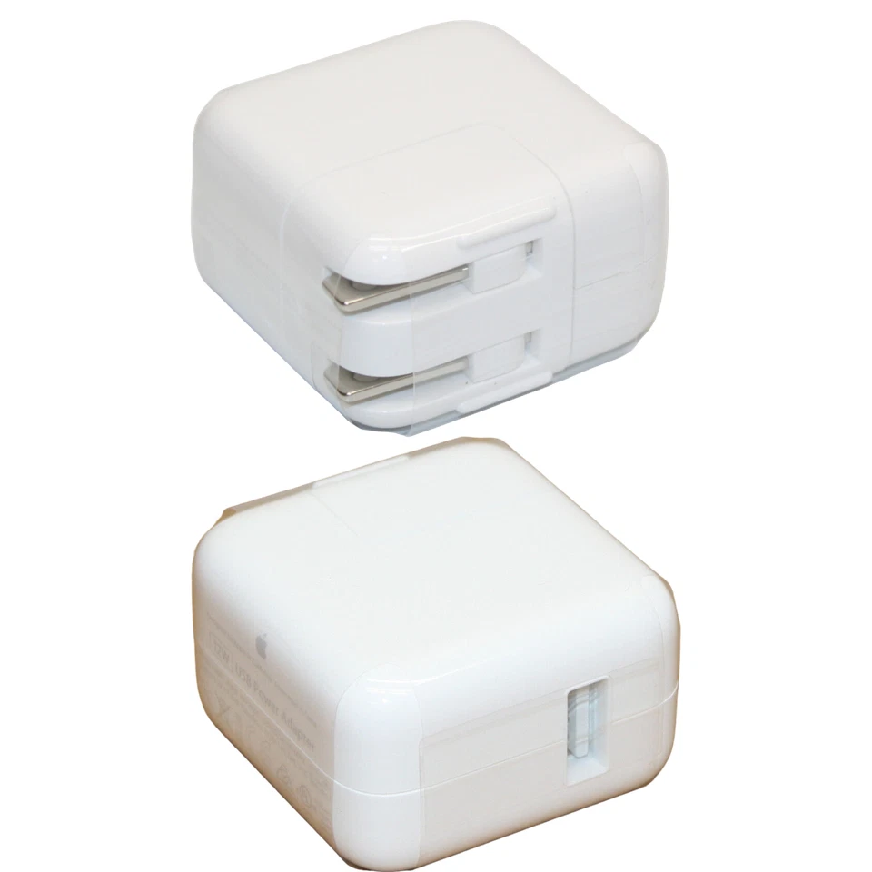 Apple 12W Genuine USB Wall Power Adapter Charger for iPad iPhone - Image 1 of 1