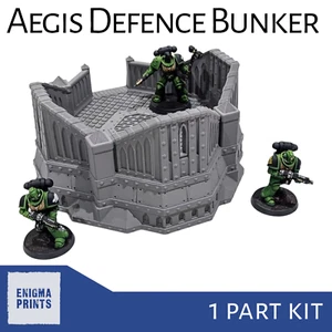 Aegis Defence Bunker - 28mm 3D Printed Imperial Terrain for Tabletop Wargaming - Picture 1 of 7