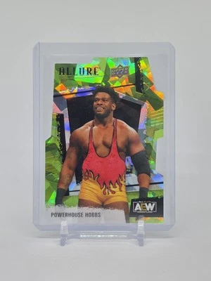 2022 AEW Allure Powerhouse Hobbs Green Rainbow Parallel #/99 - Image 1 of 2