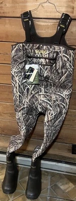 Cabela's SuperMag 1600 Neoprene Chest Waders Bootfoot Mens 9 Camo Thinsulate - Image 1 of 4