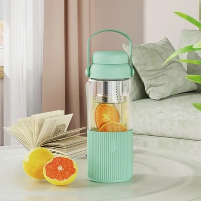 with Filter Water Bottle Glass Tea Cup Tea and Water Separator Cup  Student - Image 1 of 4