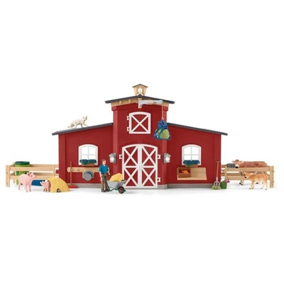 Schleich Farm World Large Barn with Animals Playset - Image 1 of 4